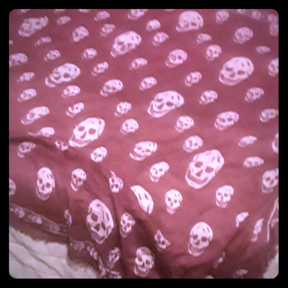 Silk chiffon scarf